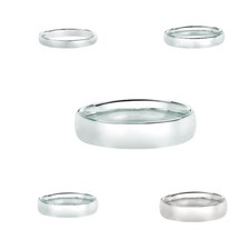 14K Weißgold 3mm 4mm 5mm 6mm