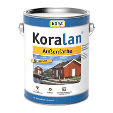 KORA Koralan Aussenfarbe 10 LTR Wetterschutzfarbe Deckfarbe Holzschutzfarbe