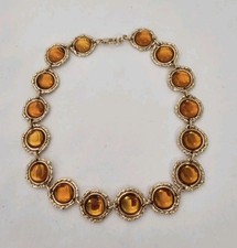 Collier Amber Glasperlen