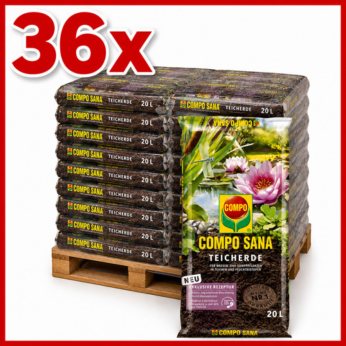 36x compo sana teicherde - sana, 20l