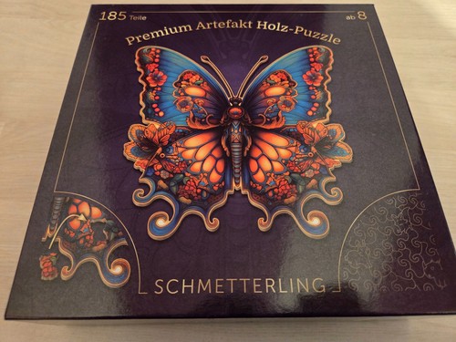 Premium artefakt holz puzzle - premium,