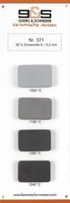 Goerg & Schneider Tonmasse 371 - 10kg - Anthrazit mit 25% Schamotte 0-0,2 mm