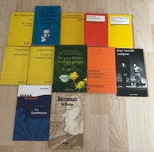 Konvolut 12 X Lektüre für Gymnasium Zustand Sehr Gut Bis Gut Goethe, Dürrenmatt,