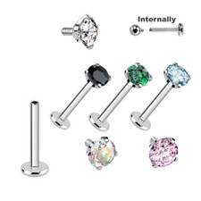 2mm titan labret runder - 1,2mm,
