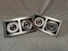 Einbaustrahler 2x G53 Halogen Leuchten Osram Sylvania Pamalux 12V