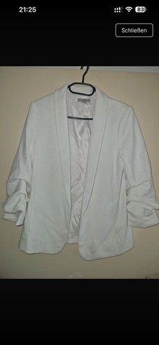 Damen blazer weiß 40 - h&m,