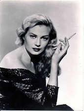 Die blonde Venus - Anita Ekberg - 2 Pressefotos - s/w 18x24cm (144)