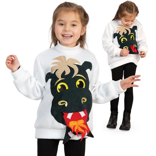 Feuerdrache pullover drachen - pullover,