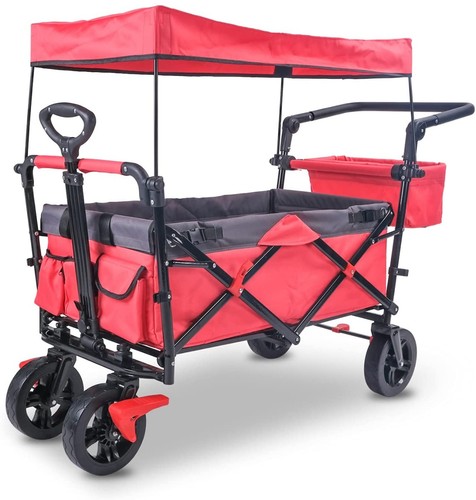 Faltbarer bollerwagen mit - faltbarer,
