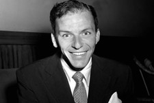 US-amerikanischer Sänger Schauspieler Herr Frank Sinatra ein Presseempfang 1950 4x6 Foto