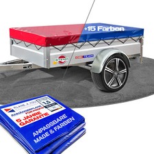 Flachplane PVC Anhänger nach Maß bis 280 cm  Plane  in 15 Farben Hochwertig