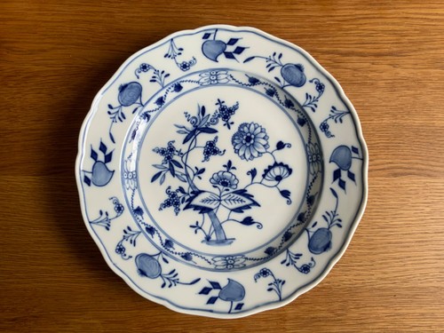 Meissen zwiebelmuster teller - zwiebelmuster,