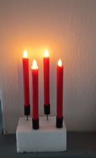 Paket mit 4 x LED Stabkerzen