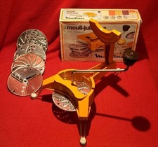 Moulinex mouli-julienne 445 - 5 Scheiben Vintage Küchenreibe Orange TOP✅ OVP✅