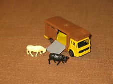 Majorette Auto Spielzeug: MERCEDES VIEHTRANSPORTER No 254 213 Sammler alt SELTEN