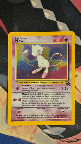 Mew pokémon tcg black - black, star