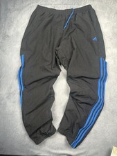 Adidas Track Pants / Jogginghose / Trainingshose Y2K Gr. XXL Schwarz Open Leg