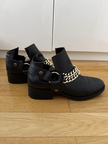Zara boots offen mit kette - boots,