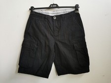 Alprausch Cargo Shorts S Nadelstreifen schwarz/rot