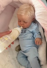 Lebensechte Puppe " Noah Asleep" Reva Schick Schlaf Reborn Fake Baby Living Realistisch