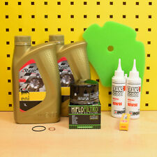 Piaggio MP3 400 Set Ölfilter Luftfilter Hiflo Öl Zündkerze Agip eni i-Ride 5W-40