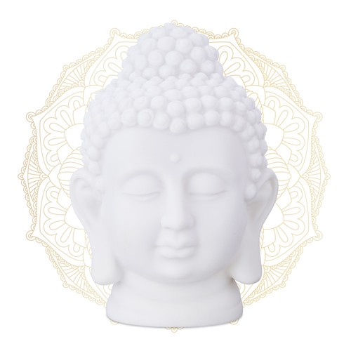 Buddha kopf figur - buddha,