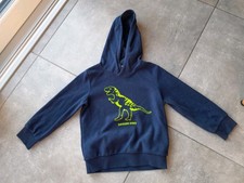 Süßer Fleecepulli  Topolino,  116, Dinosaurier ?, Blau Pullover Hoodie Fleece