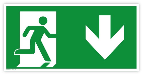 Notausgang fluchtweg - notausgang,