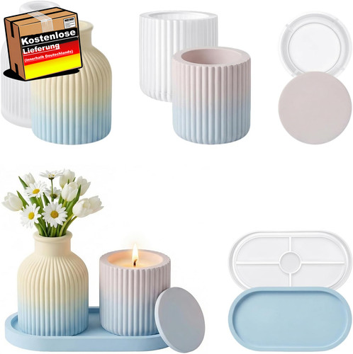 Silikonformen set tlg für - 3-tlg.,