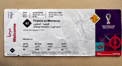 2022 qatar katar ticket - /,