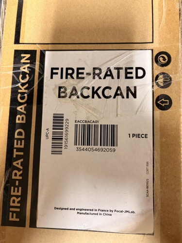 Focal fire rated backcan pair - backcan,