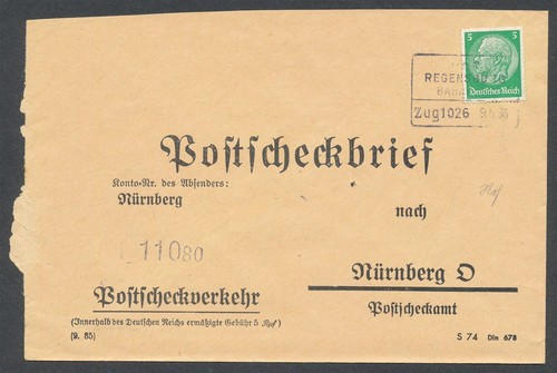 872343 postscheckbrief - 872343),
