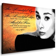 Audrey Hepburn  Leinwandbild