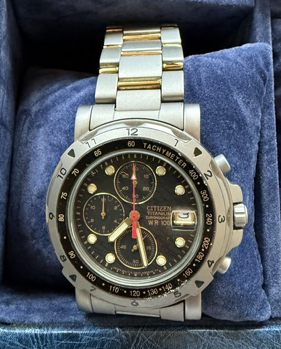 Citizen titanium chronograph - titanium,