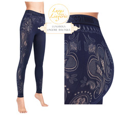 OM LEGGINGS Wolford L navy