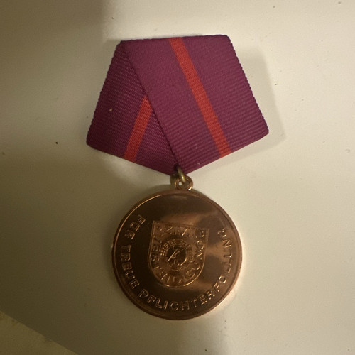 Ddr medaille für - ddr, „für