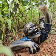 Halloween kriechen Zombie Horror Requisite Outdoor Garten Statue FriedhofDeko