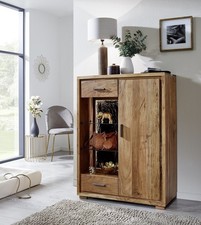 Kommode inkl.Beleuchtung 88x120cm Massivholz Akazie massiv NEU OVP!!!