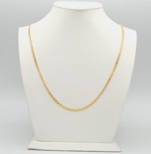 585 Gold Kette 50cm Zwillingsspanzer NEU 14 Karat Gelbgold Halskette 5,90g