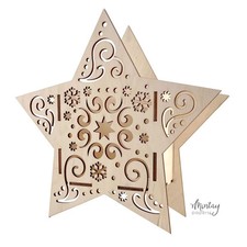 Mintay Woodies Decor Star Box