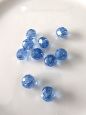 👑10 Glasschliffperlen