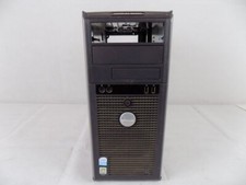 Dell Optiplex 745 MT Micro BTX PC Tower Gehäuse Schwarz-Silber 2x 5.25-Zoll USB
