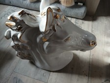 Keramik Porzellan Pferdeköpfe