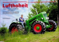 Schlepper Post 03/2013 Deutz D 8005 A in einer seltenen Vorstellung auf 5 Seiten