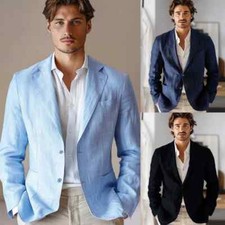 Anzug Aus Leinenmischung Für