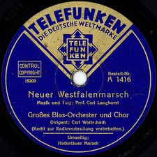 NEUER WESTFALENMARSCH - GERMAN