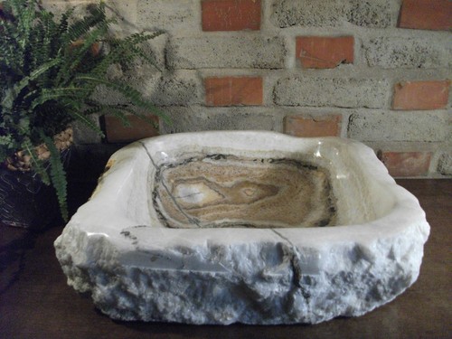 Onyx schale wasserbecken - onyx,