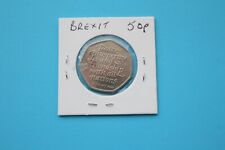 2020 Brexit Austritt aus der Europäischen Union Großbritannien 50p Fifty Pence
