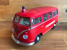 Spur G VOLKSWAGEN KOMBI T1 Feuerwehr- 1:24 Welly 22095 Miniature Modellauto