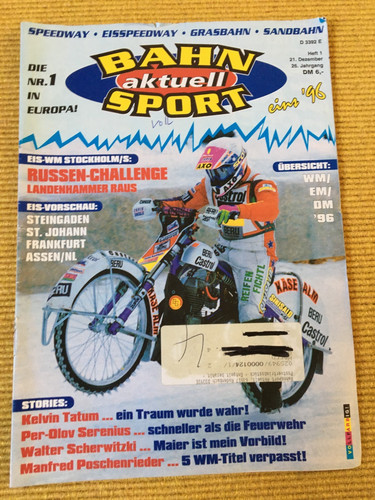Bahnsport aktuell speedway - bahnsport,